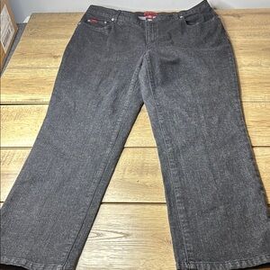 Women’s Chaps Denim Black Jeans Size 16W